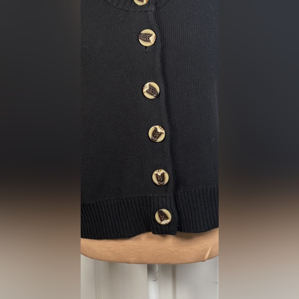 QUINCE 100% Organic Cotton Cropped Cardigan Size Small - Picture 10 of 14